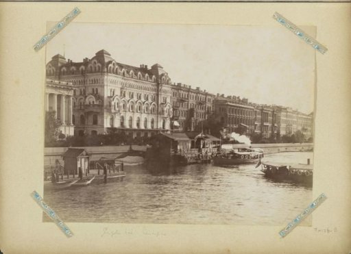 English Quay along the Neva in St. Petersburg