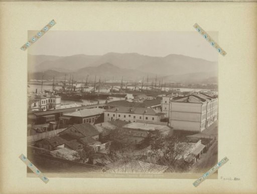 View of the harbour of Batumi