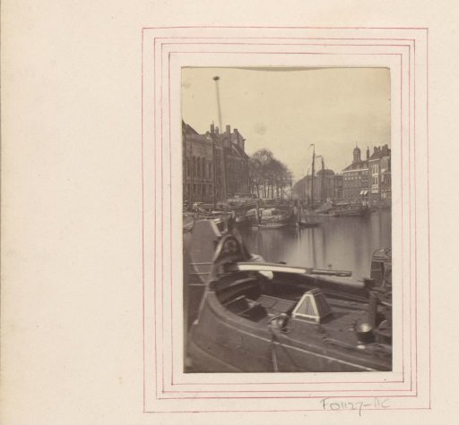 Ships in a harbour of Rotterdam