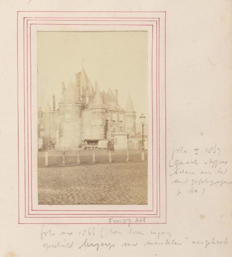 View of the Waag building at the Nieuwmarkt in Amsterdam