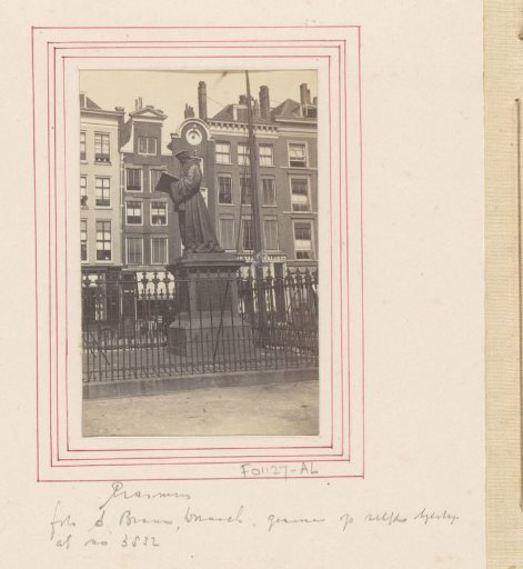 Statue of Erasmus on the Grote Markt in Rotterdam