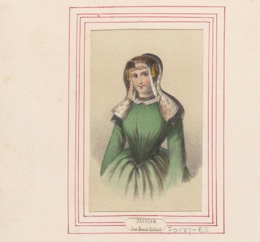 Woman in the costume of Zaandam