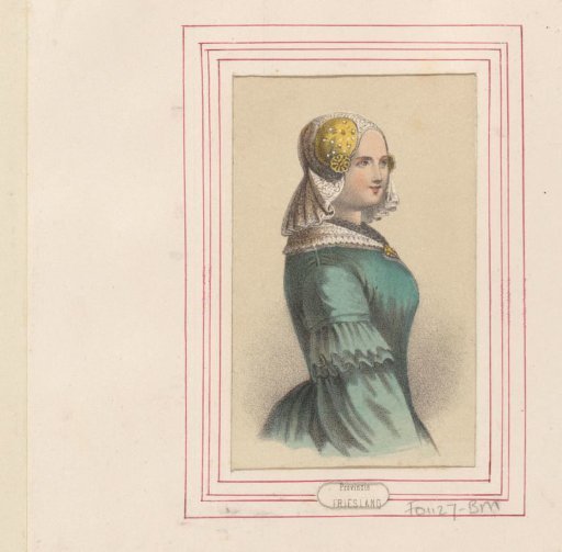 Woman in the costume of Friesland