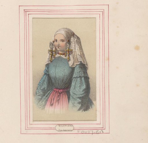 Woman in the costume of Beijerland