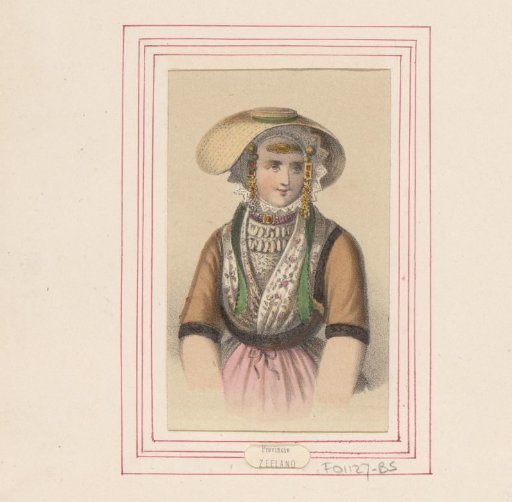 Woman in the costume of Zeeland
