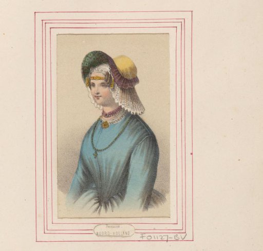 Woman in the costume of North Holland