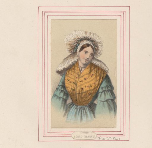 Woman in the costume of North Brabant