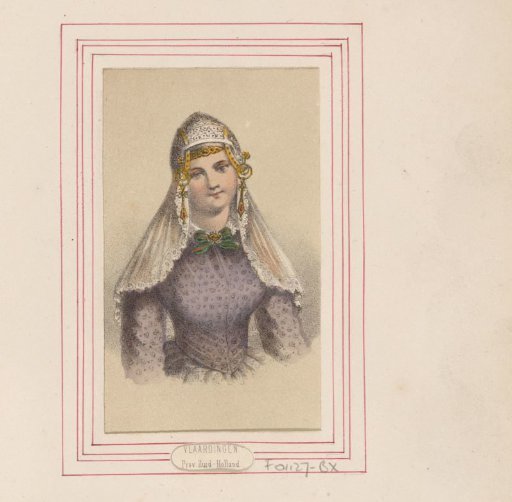 Woman in the costume of Vlaardingen