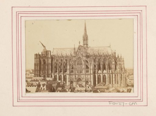 Cologne Cathedral under construction