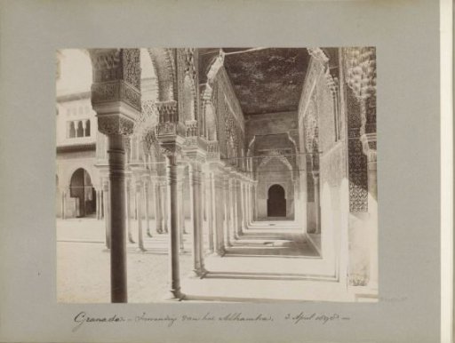 Colonnade in the Alhambra