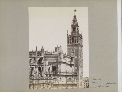 Cathedral of Seville with the Giralda to the right
