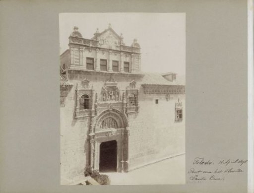 Gate of the Santa Cruz Monastery in Toledo