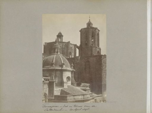 Dome and towers of the Cathedral of Tarragona