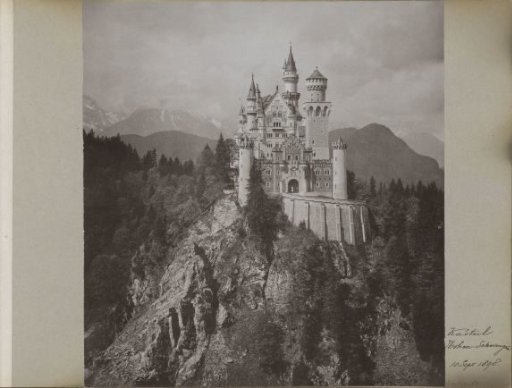 View of Neuschwanstein Castle in Bavaria