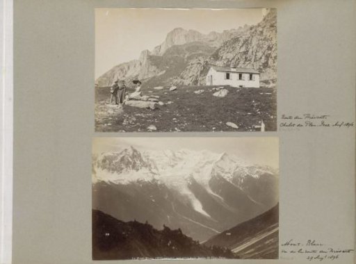 Mont Blanc, Seen from the Route de Plan-Praz on the Brévent