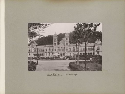 Exterior of the casino of San Sebastián
