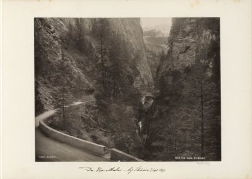 Second bridge of the Via Mala in Graubünden