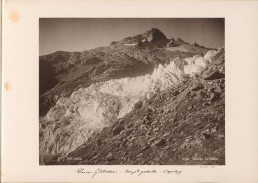 View of the Rhône Glacier