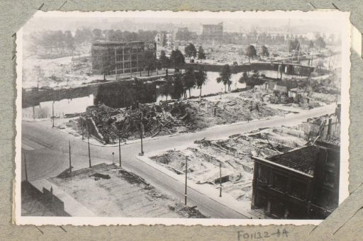 Ruins near the Leuvehaven in Rotterdam