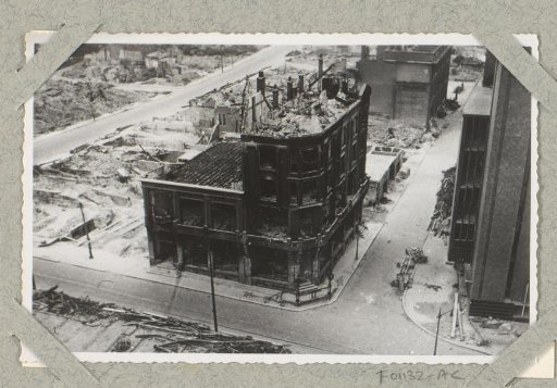 Ruins near the Karrensteeg in Rotterdam