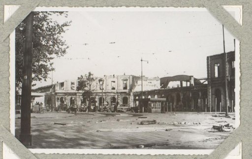 Ruin of the station in Rotterdam