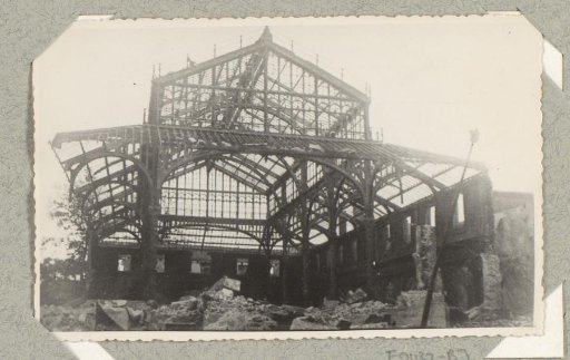 Ruins of the Old Exchange Building in Rotterdam
