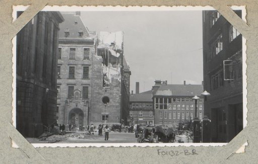 Damage to the Town Hall in Rotterdam