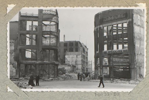 Ruins at the Hoofdsteeg in Rotterdam