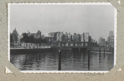 Ruins of Plan C, seen from the water, in Rotterdam
