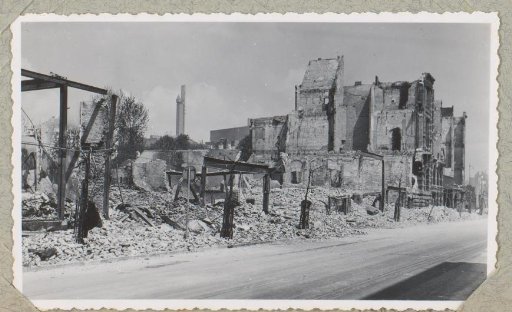 Ruins at the Witte de Withstraat in Rotterdam