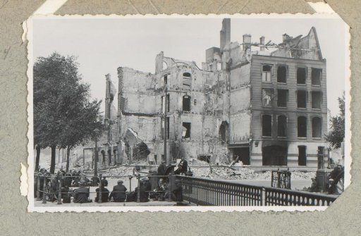 Ruins at Hotel Weimar on the Spaansekade in Rotterdam