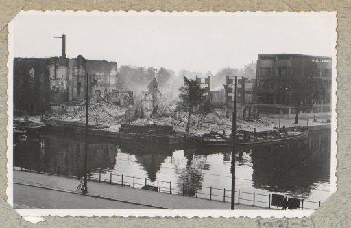 Ruins at the Wolfshoek in Rotterdam