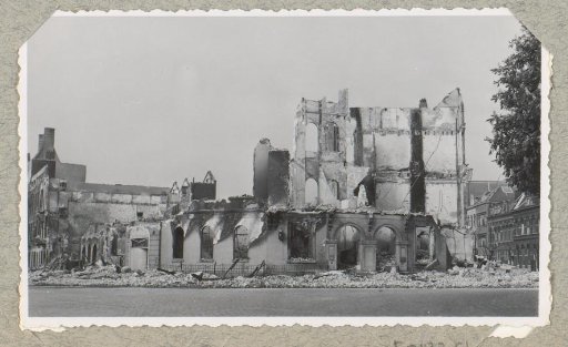 Ruins at the Willemsplein in Rotterdam