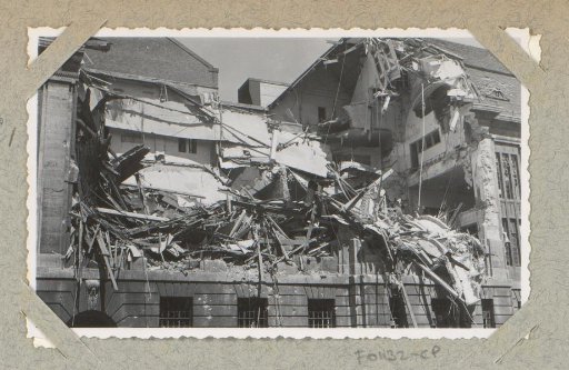Ruin of the Post Office in Rotterdam