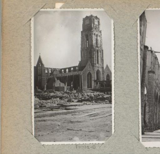 Ruin of the Laurens Church in Rotterdam