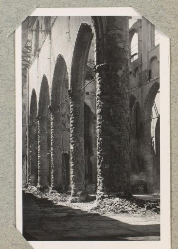 Ruin of the Laurens Church in Rotterdam