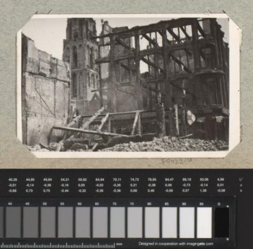 Ruins of the Laurens Church in Rotterdam