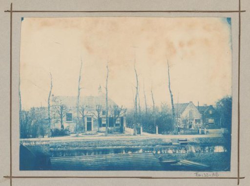 View of a canal with a toll, Netherlands