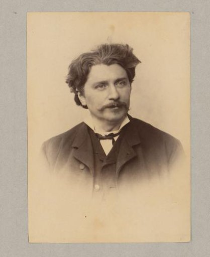 Portrait of a man with a moustache