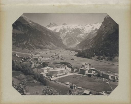 View of Engelberg in Switzerland