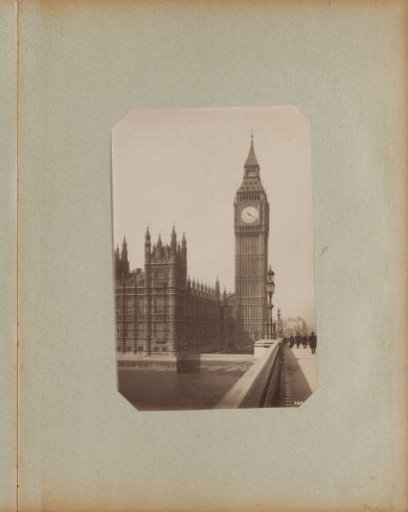 Houses of Parliament and Big Ben viewed from Westminster Bridge in London