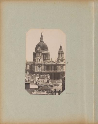 View of St Paul's Cathedral in London