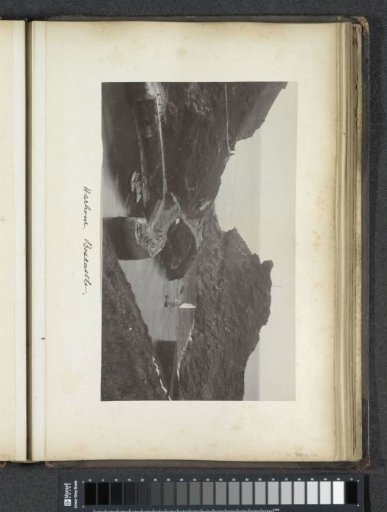 View of the harbor at Boscastle