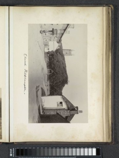 Street View in Kilkhampton with the London Inn and Church Tower on the Left