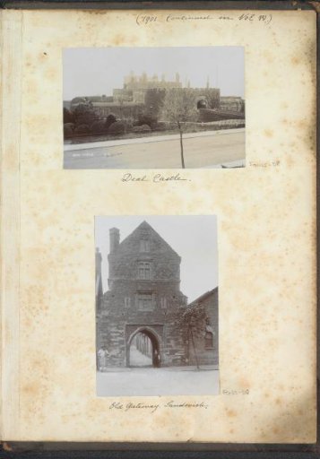 Two Men Posing in Front of the Fishergate in Sandwich