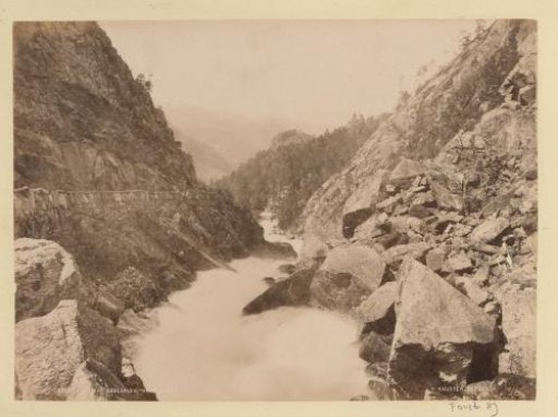Stream in a gorge in Hardanger
