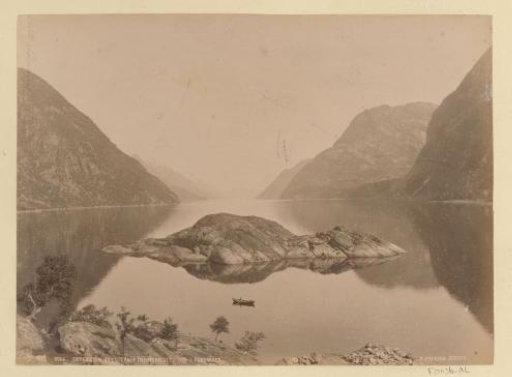 View of the Sørfjord in Norway