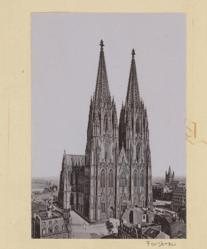 View of the Cathedral of Cologne (West Side)