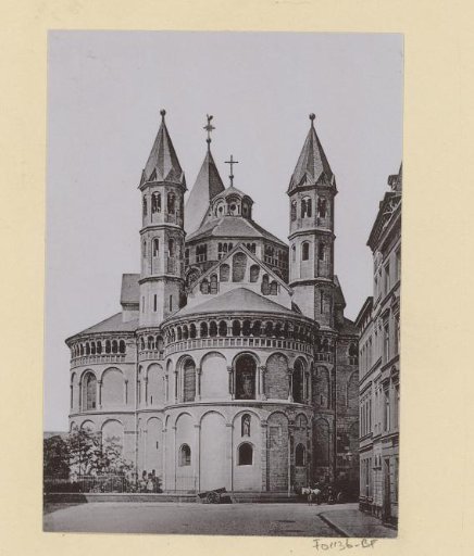 Exterior of the Apostles' Church in Cologne