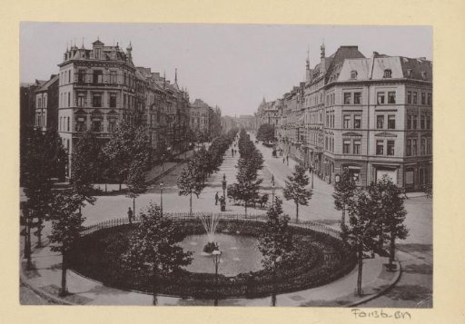 Barbarossaplatz and the Hohenstauffenring in Cologne